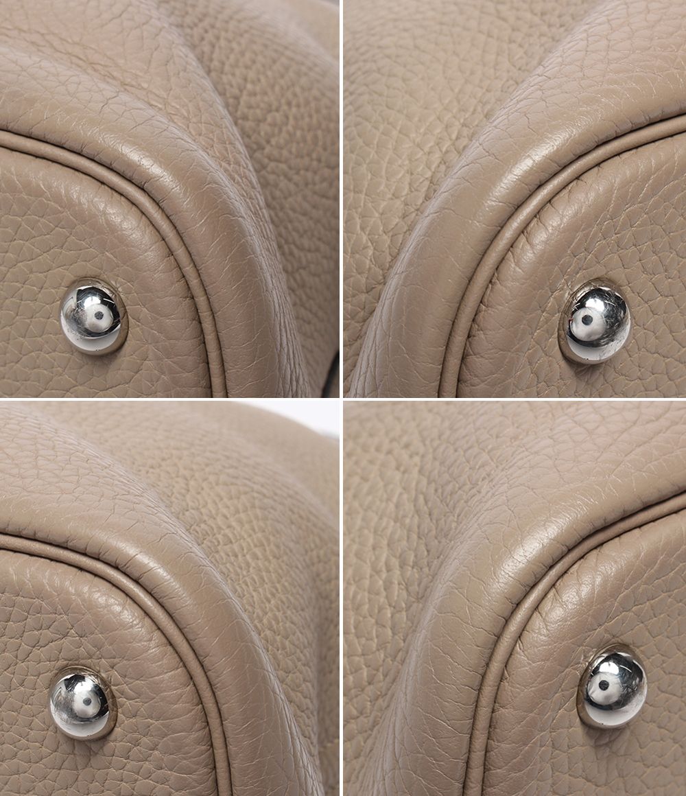Hermes 2-Way Shoulder Bag Silver Taurillon Clemence Bolide 35 — view 5