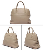 Hermes 2-Way Shoulder Bag Silver Taurillon Clemence Bolide 35 — view 2