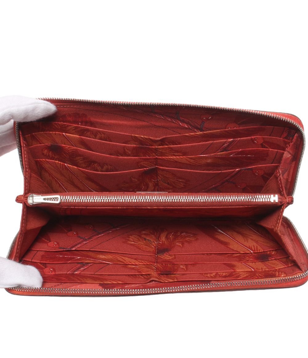 Hermes Zip Around Wallet Silver Azap Long Silk'in — view 5