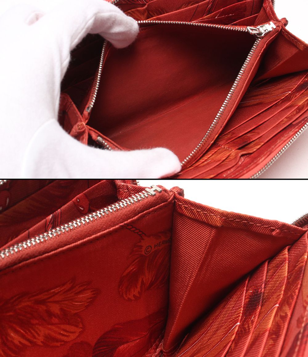 Hermes Zip Around Wallet Silver Azap Long Silk'in — view 7