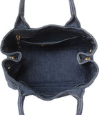Prada Handbag Mini Tote Denim Canapa — view 5