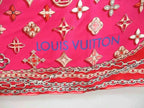 Louis Vuitton Carre Your Highness Silk Scarf Pink Monogram Print — view 3
