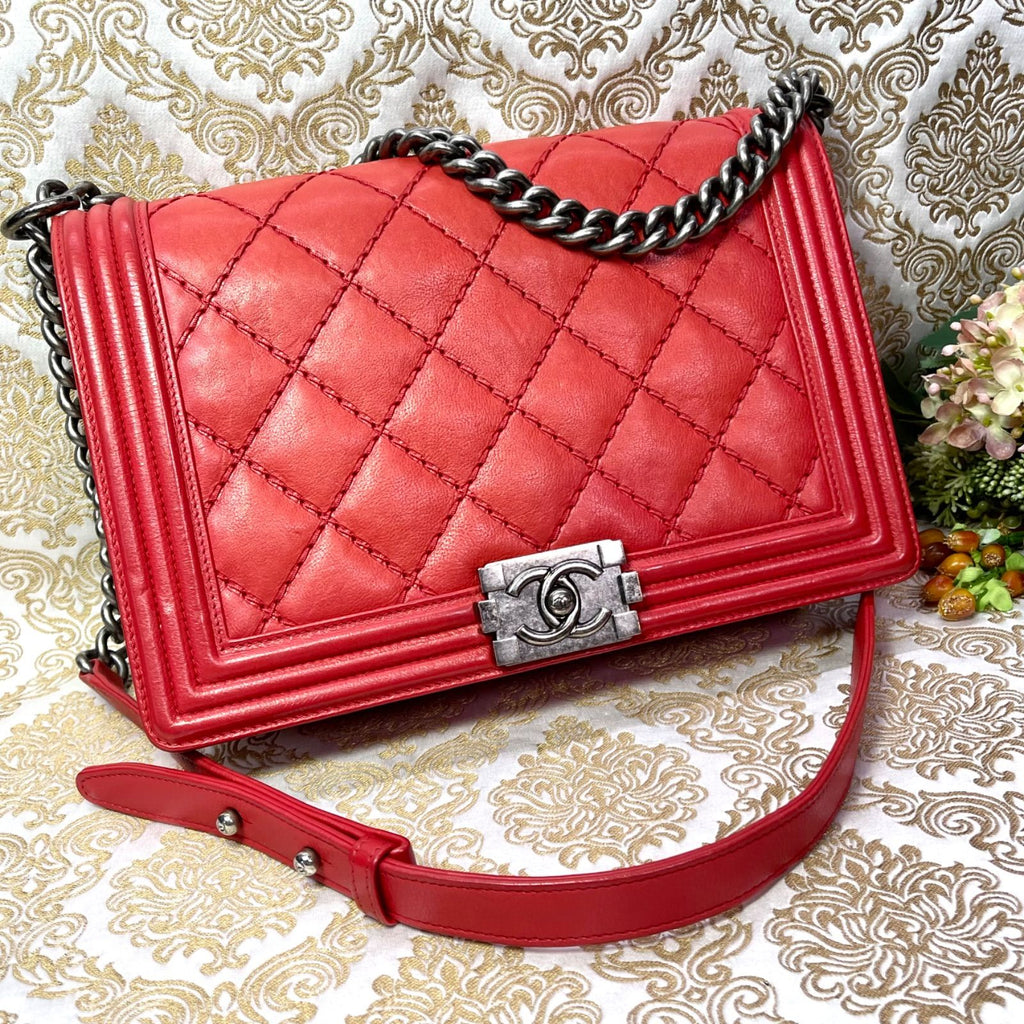 Chanel Boy Quilted Chain