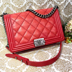 Chanel Boy Quilted Chain
