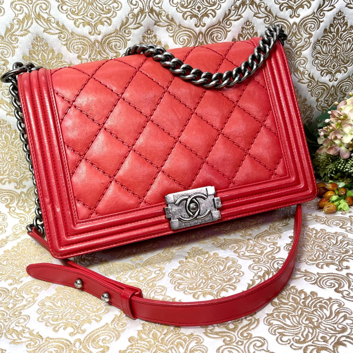 Chanel Boy Quilted Chain