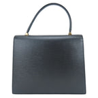 Louis Vuitton Handbag Malesherbes Epi Leather Noir Gold Simple — view 3