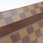 Louis Vuitton Clutch Saint Louis Damier Leather Ebene Brown 2-Way Second Pouch — view 5