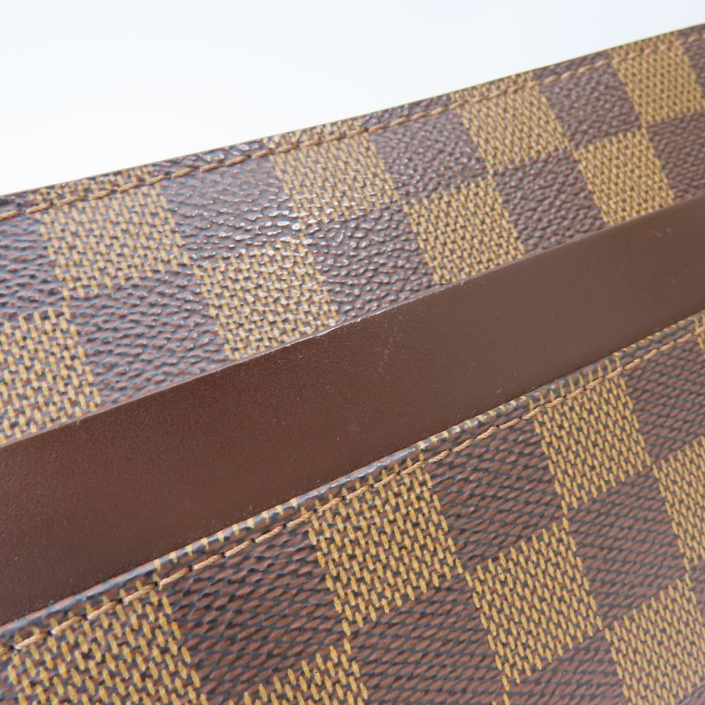 Louis Vuitton Clutch Saint Louis Damier Leather Ebene Brown 2-Way Second Pouch — view 5