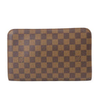 Louis Vuitton Clutch Saint Louis Damier Leather Ebene Brown 2-Way Second Pouch — view 3