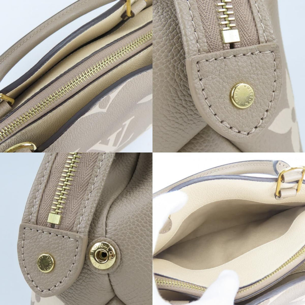 Louis Vuitton Handbag Petit Palais PM Monogram Empreinte Tourterelle Cream — view 5