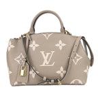 Louis Vuitton Handbag Petit Palais PM Monogram Empreinte Tourterelle Cream