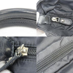 Chanel Tote Bag Paris New York Quilted CC Logo Nylon Leather Black — view 6