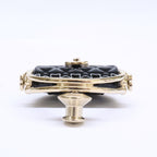 Chanel CC Logo Quilted Bag Motif Hoop Lapel Pin — view 5