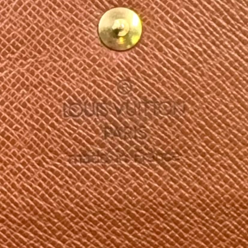 Louis Vuitton Porte Tresor International Monogram Leather Brown Trifold Wallet — view 4