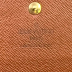 Louis Vuitton Porte Tresor International Monogram Leather Brown Trifold Wallet — view 4