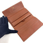 Louis Vuitton Porte Tresor International Monogram Leather Brown Trifold Wallet — view 3