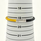 Louis Vuitton Bracelet Neo Split Monogram Eclipse Taiga Black Yellow — view 4