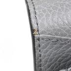 Gucci Shoulder Bag GG Marmont Chain Wallet Double G Leather Gray — view 6