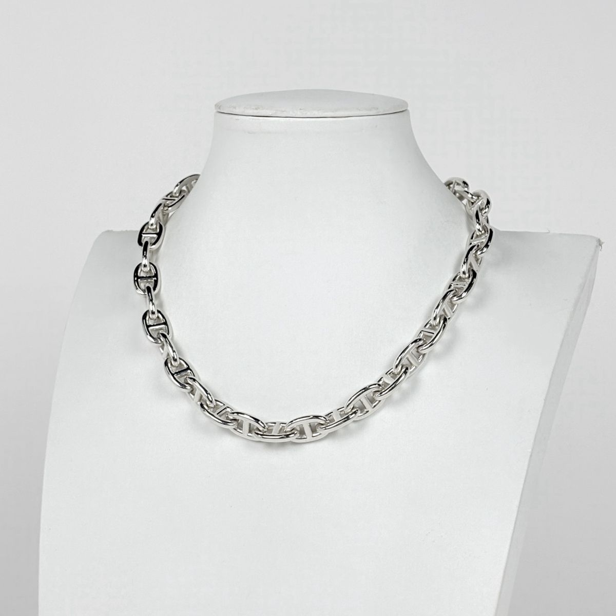 Hermes Necklace Chaine D'ancre MM 36 Links 925 Sterling Silver — view 6