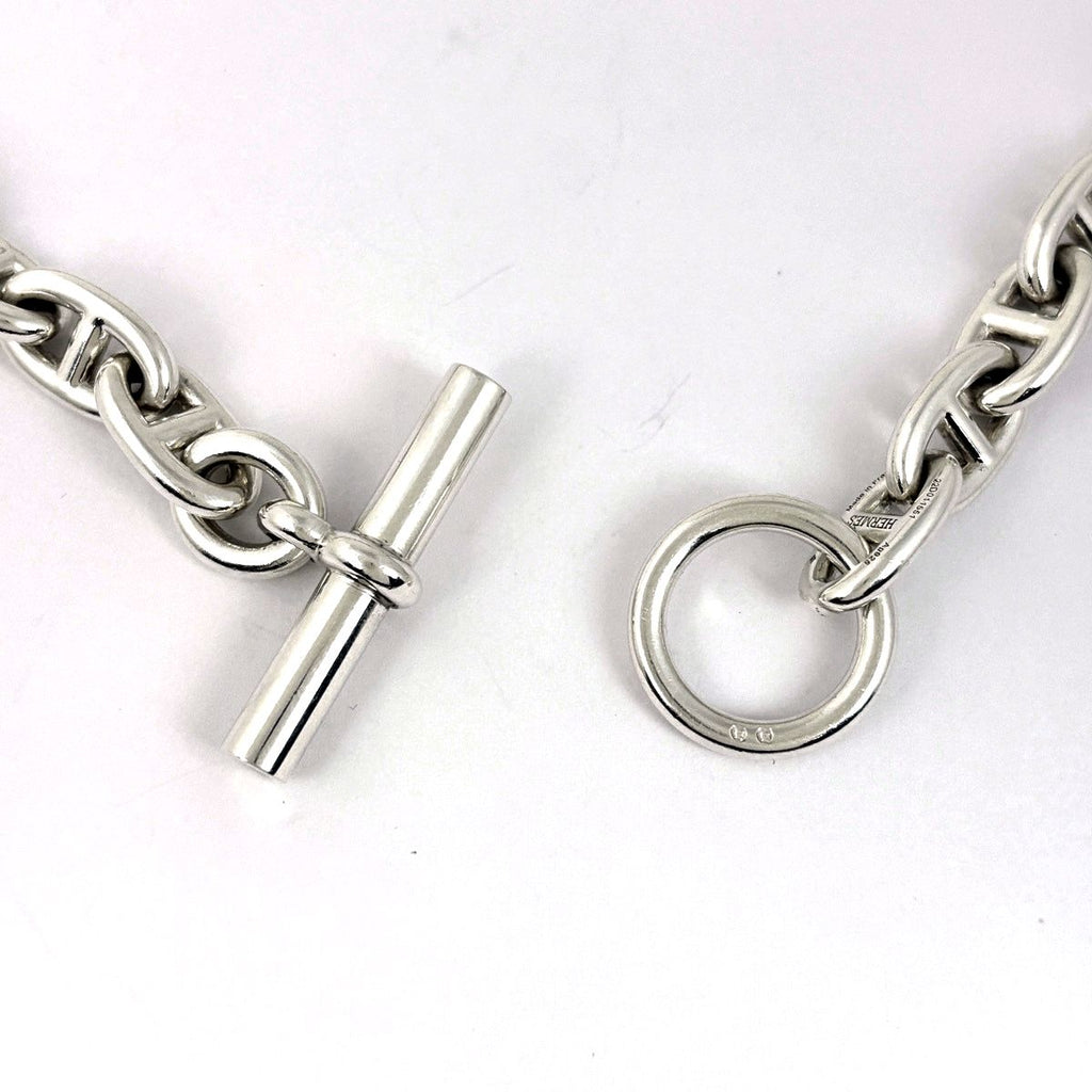 Hermes Necklace Chaine D'ancre MM 36 Links 925 Sterling Silver — view 3