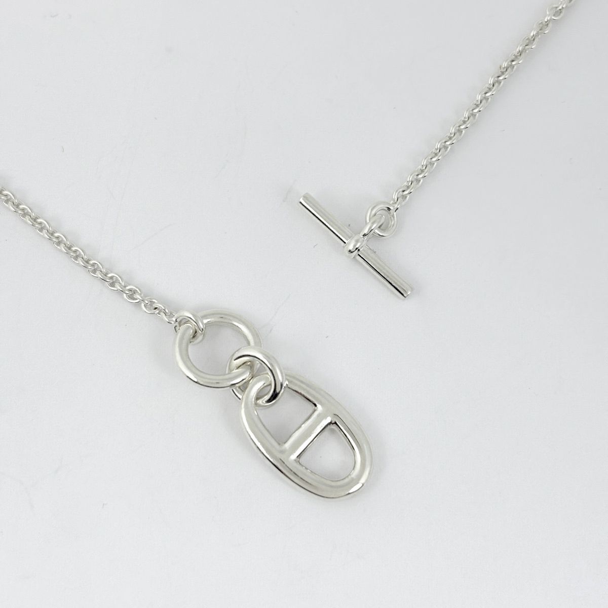 Hermes Chaine D'ancre Amulette Necklace 925 Sterling Silver — view 3