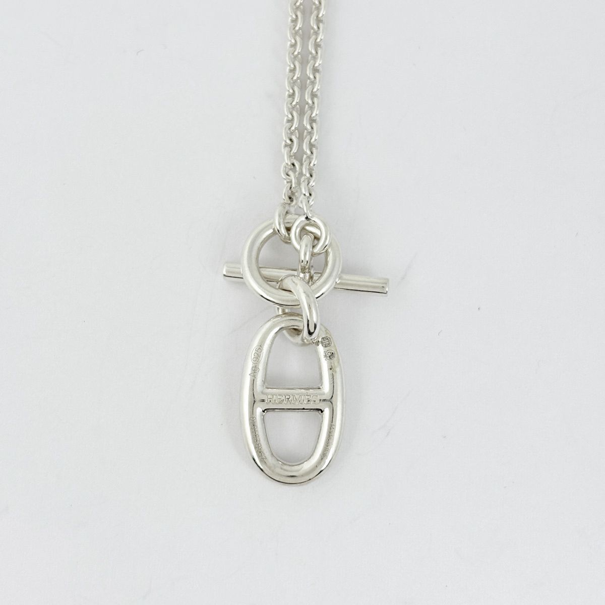 Hermes Chaine D'ancre Amulette Necklace 925 Sterling Silver — view 2