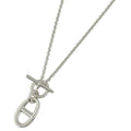 Hermes Chaine D'ancre Amulette Necklace 925 Sterling Silver