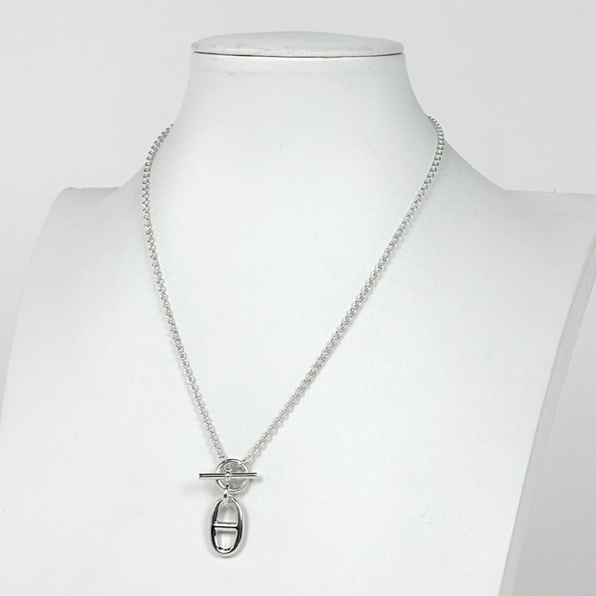 Hermes Chaine D'ancre Amulette Necklace 925 Sterling Silver — view 4