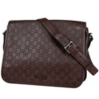 Gucci Shoulder Bag Guccissima Leather Brown