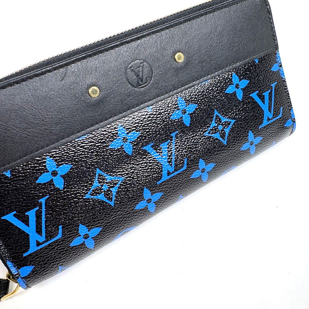Louis Vuitton Zippy Wallet Monogram Blue — view 4