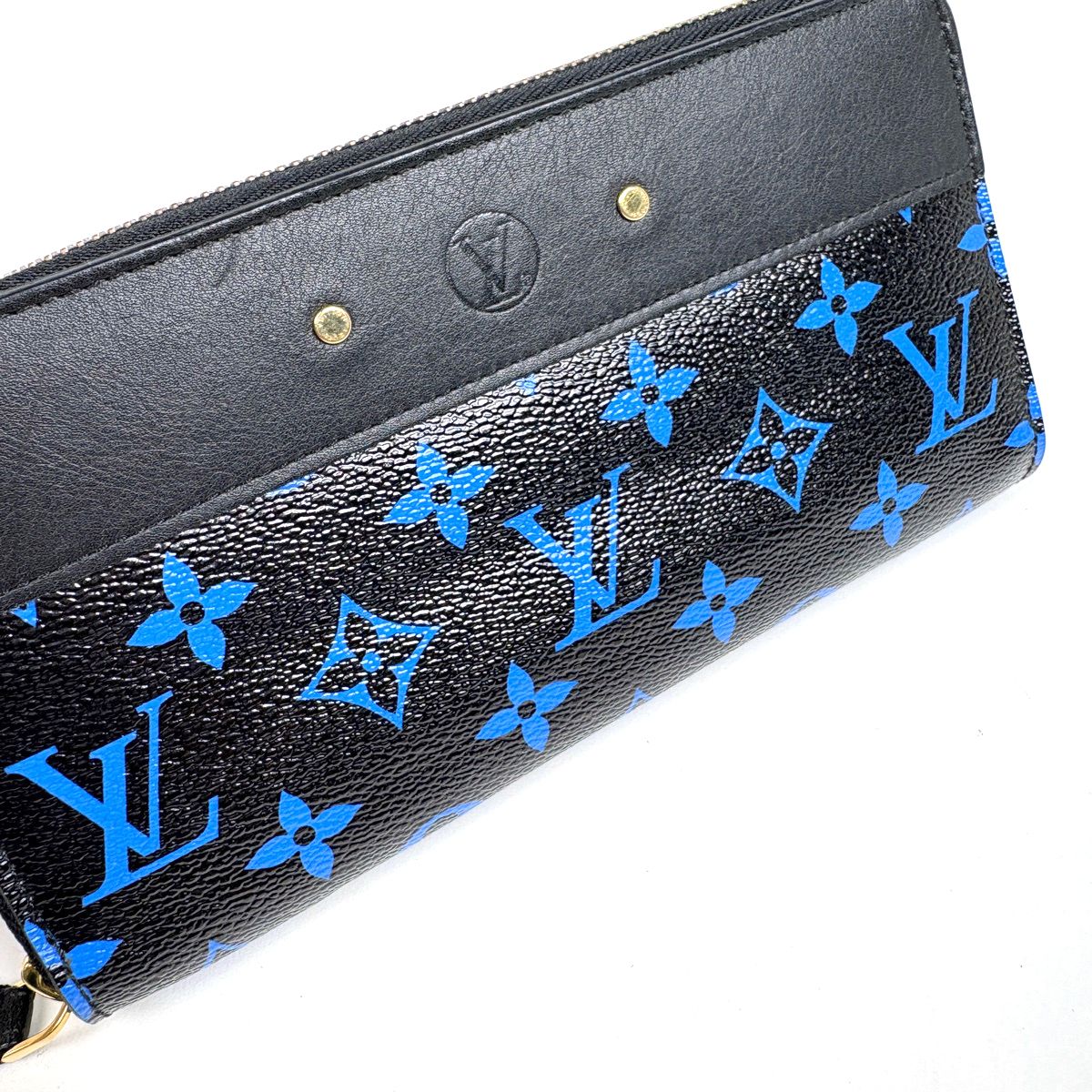 Louis Vuitton Zippy Wallet Monogram Blue — view 4