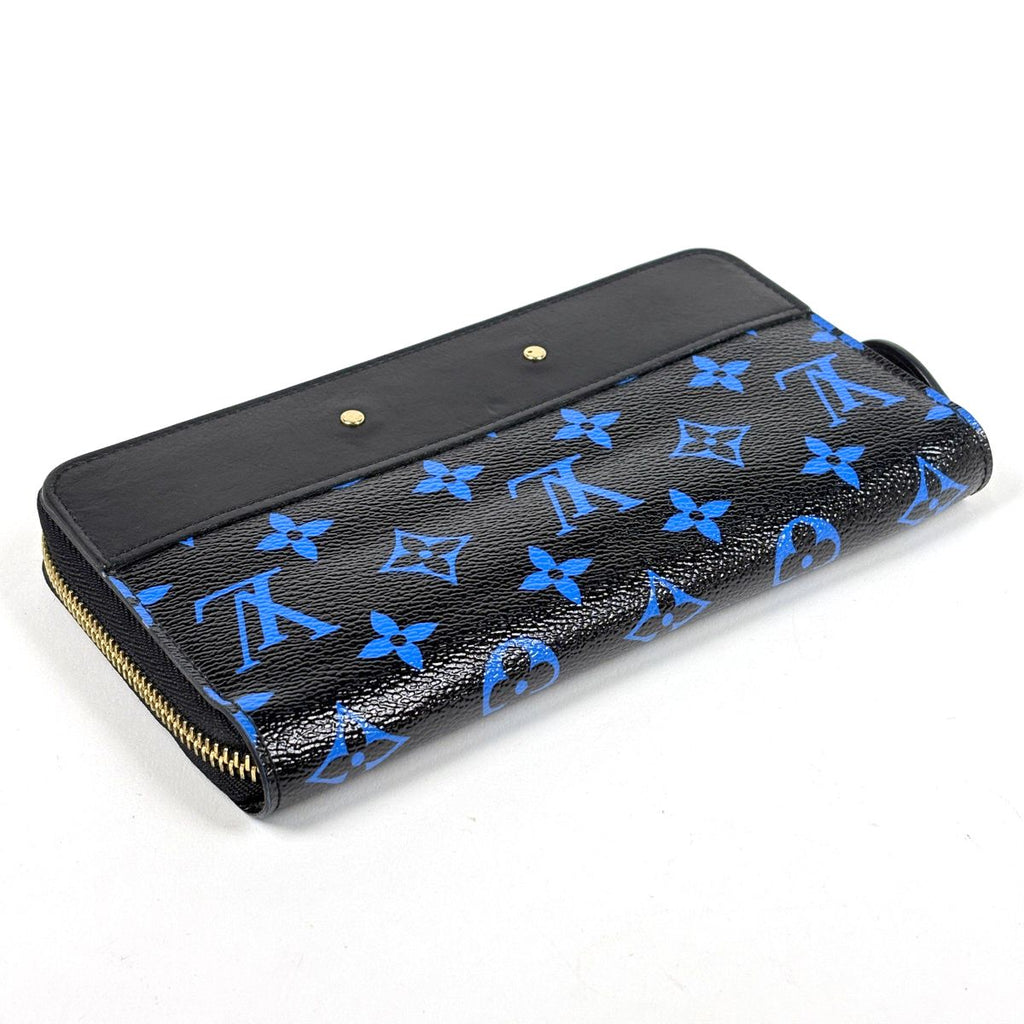 Louis Vuitton Zippy Wallet Monogram Blue — view 2