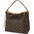 Louis Vuitton Delightful PM Shoulder Bag Monogram Brown Pivoine