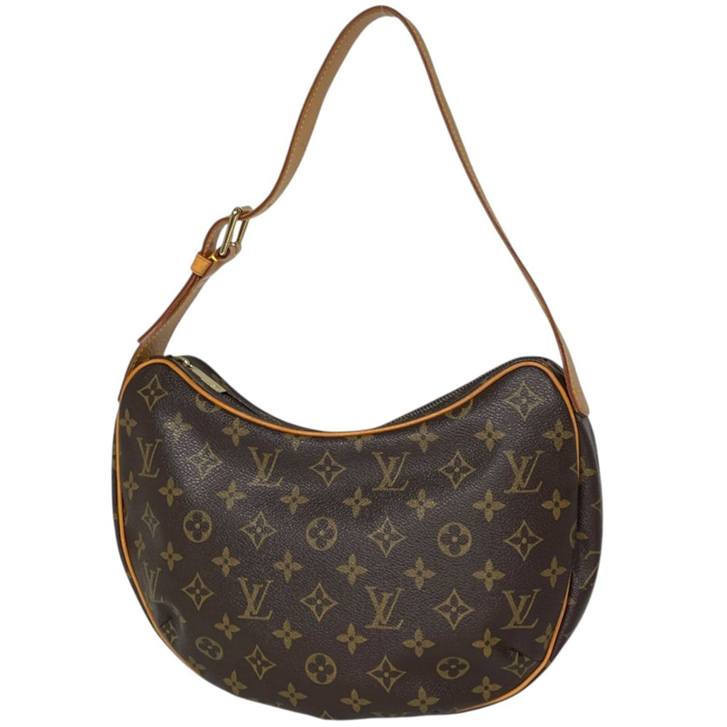 Louis Vuitton Croissant MM Shoulder Bag Monogram Brown