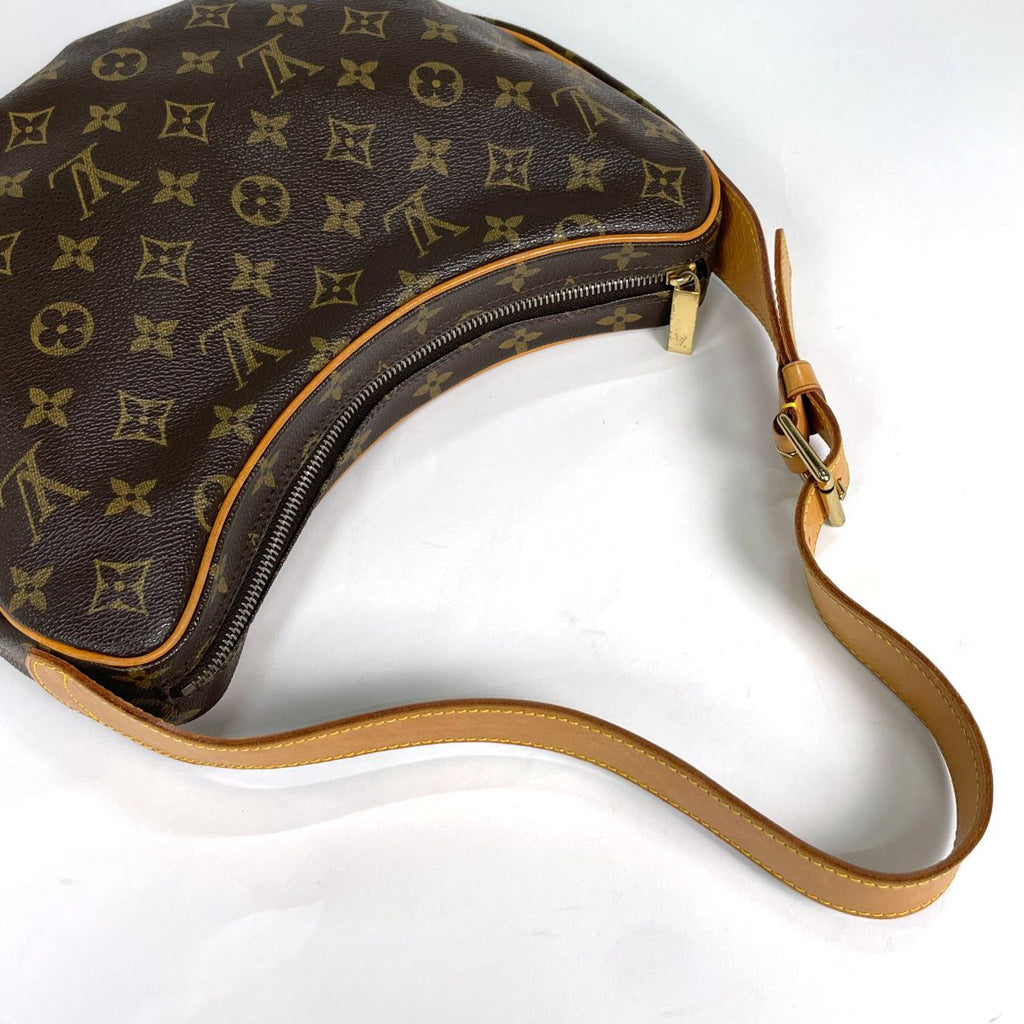 Louis Vuitton Croissant MM Shoulder Bag Monogram Brown — view 6