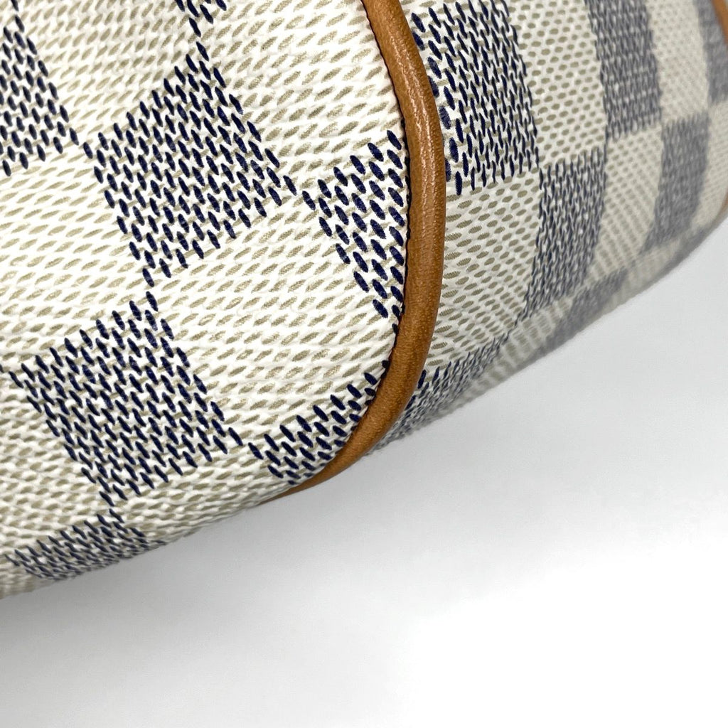 Louis Vuitton Siracusa PM Shoulder Bag Damier Azur White — view 3