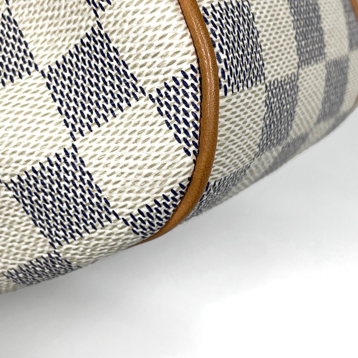 Louis Vuitton Siracusa PM Shoulder Bag Damier Azur White — view 3