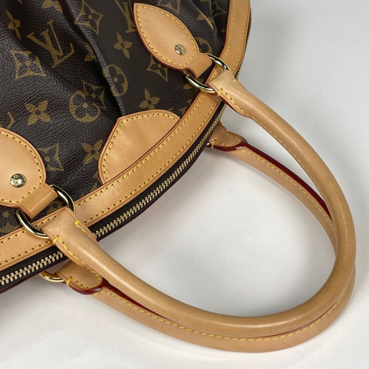 Louis Vuitton Tivoli PM Tote Bag Monogram Brown — view 5