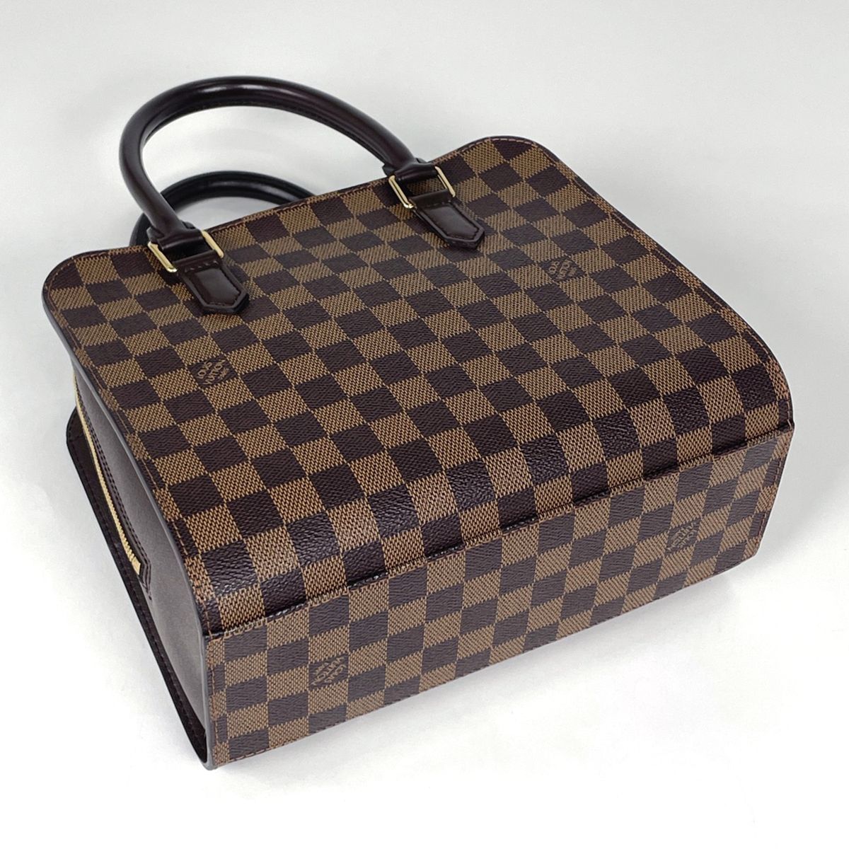 Louis Vuitton Triana Handbag Damier Brown — view 2