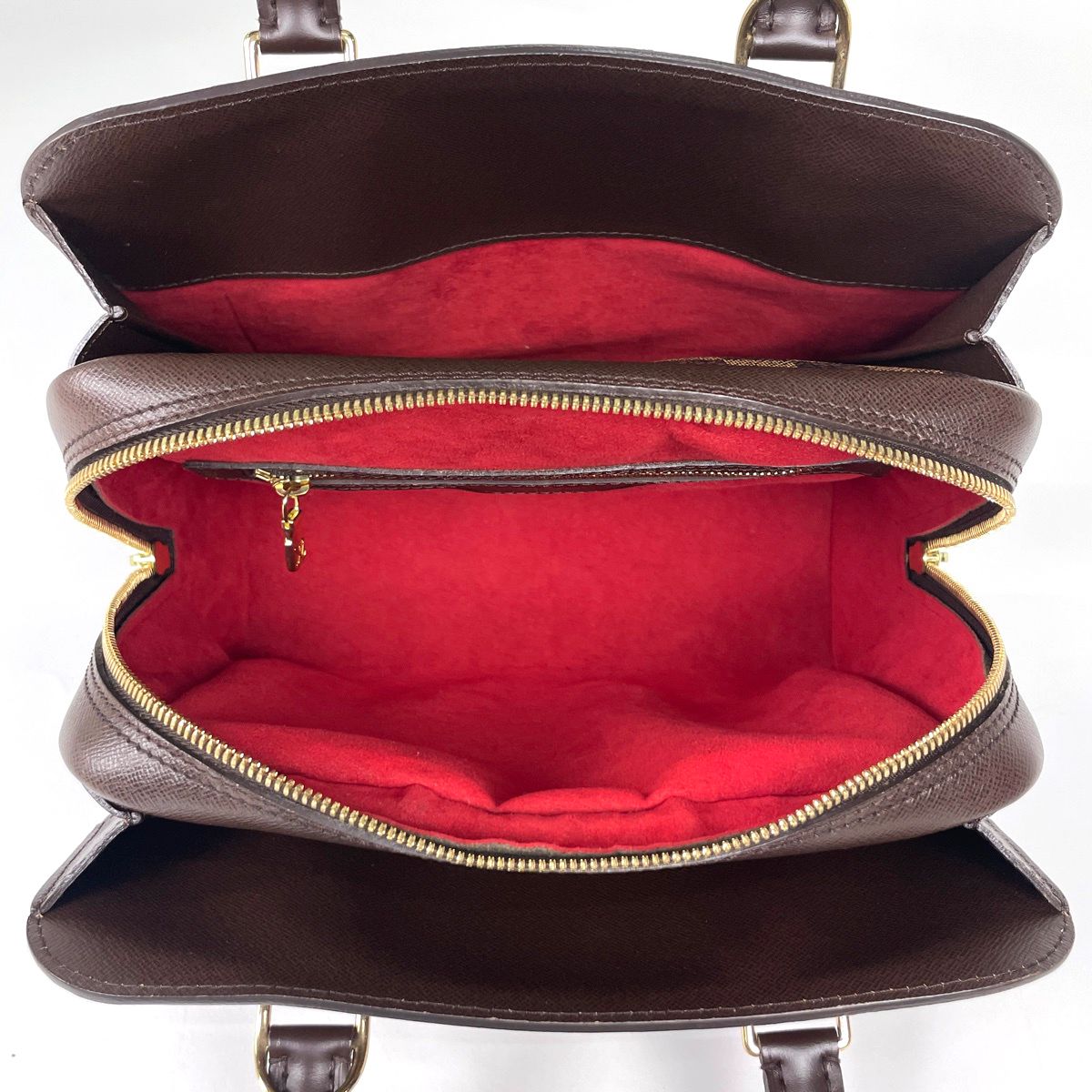 Louis Vuitton Triana Handbag Damier Brown — view 6