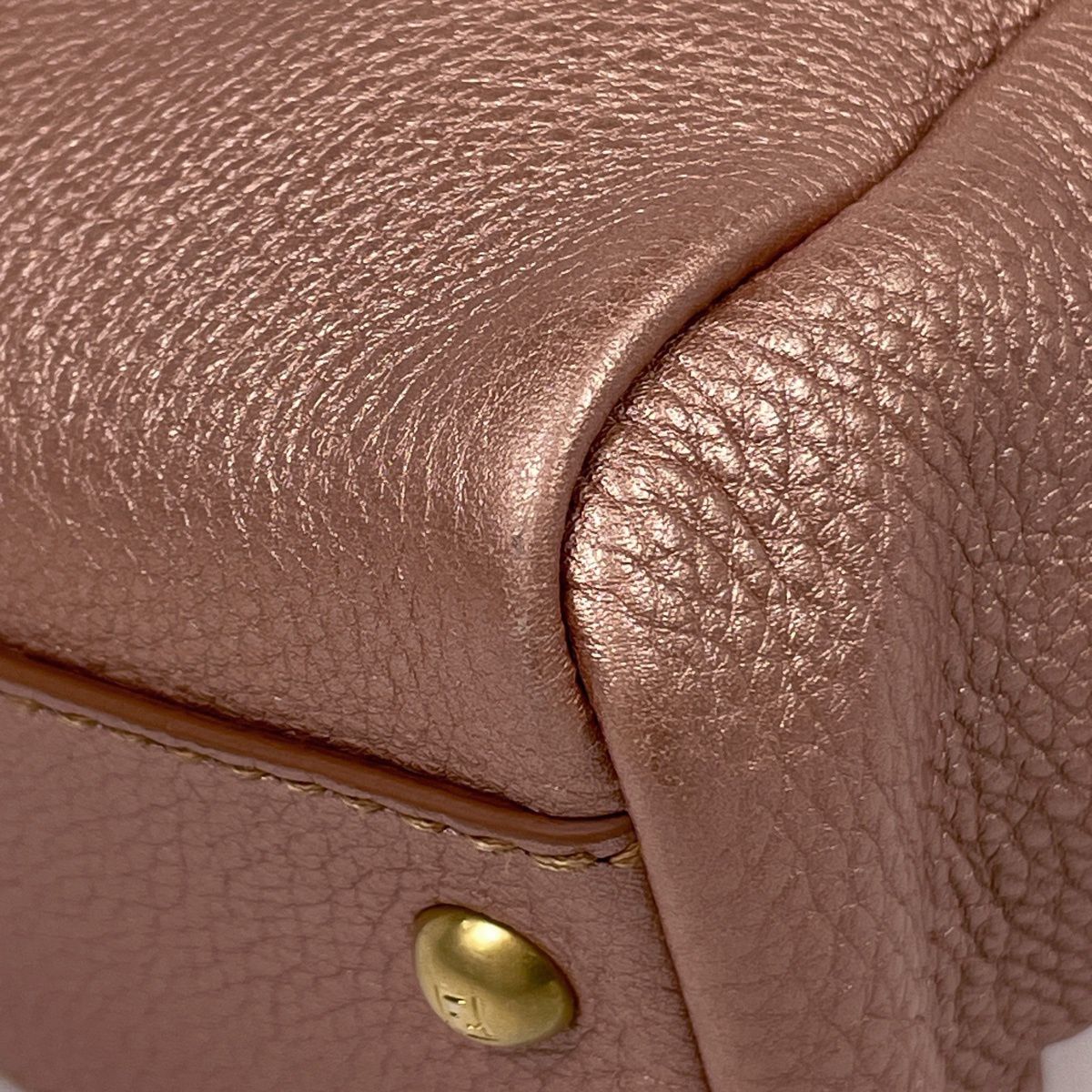 Fendi Handbag Peekaboo Selleria Leather Salmon Pink — view 3