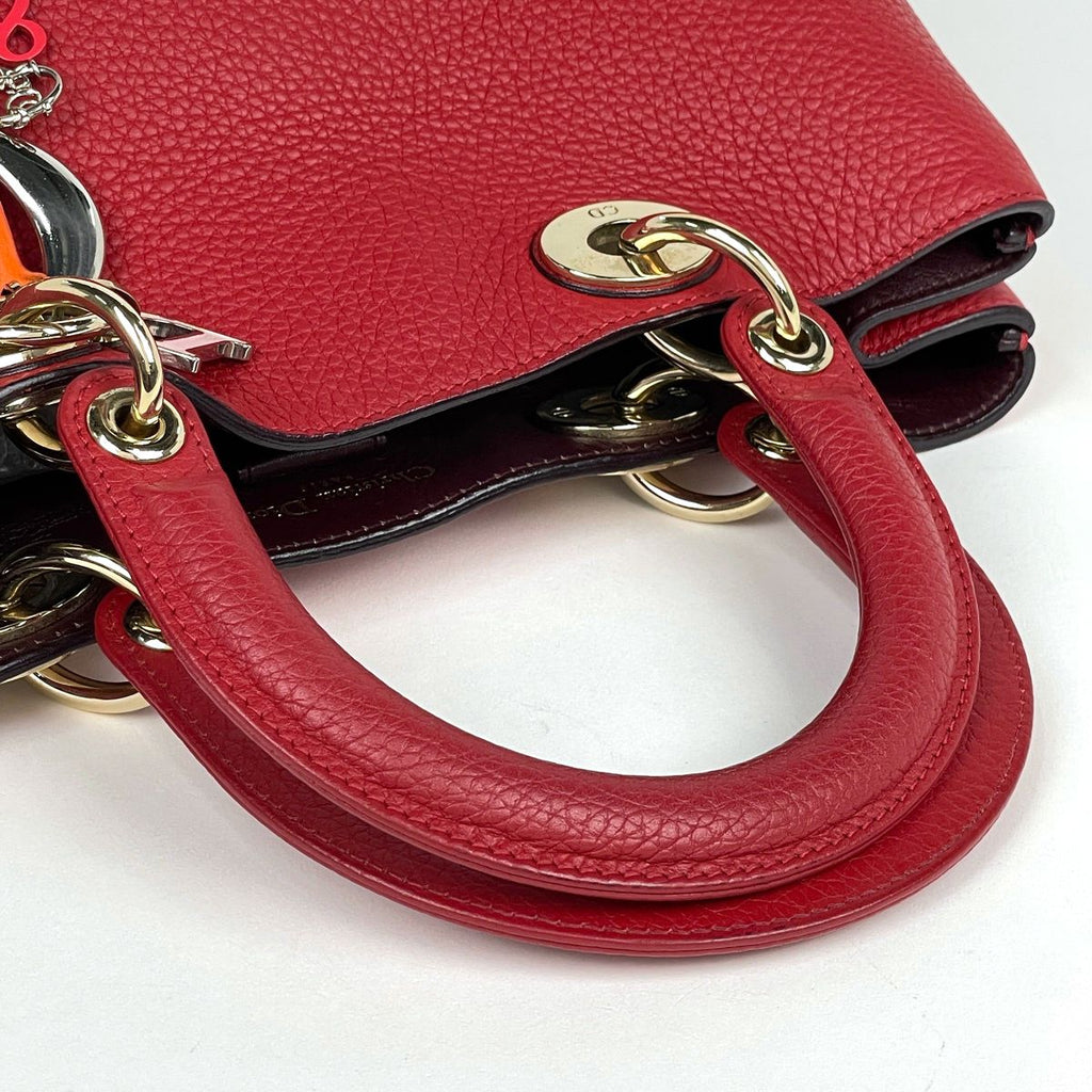 Dior Handbag Diorissimo Leather Red — view 6