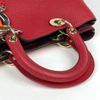 Dior Handbag Diorissimo Leather Red — view 6