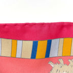 Hermes Carre 90 Prieres AU Vent Scarf Prayer in the Wind Silk Pink Multicolor — view 5