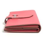 Hermes Coin Purse Bearn Compact Chevre Rose Azalea Pink — view 5