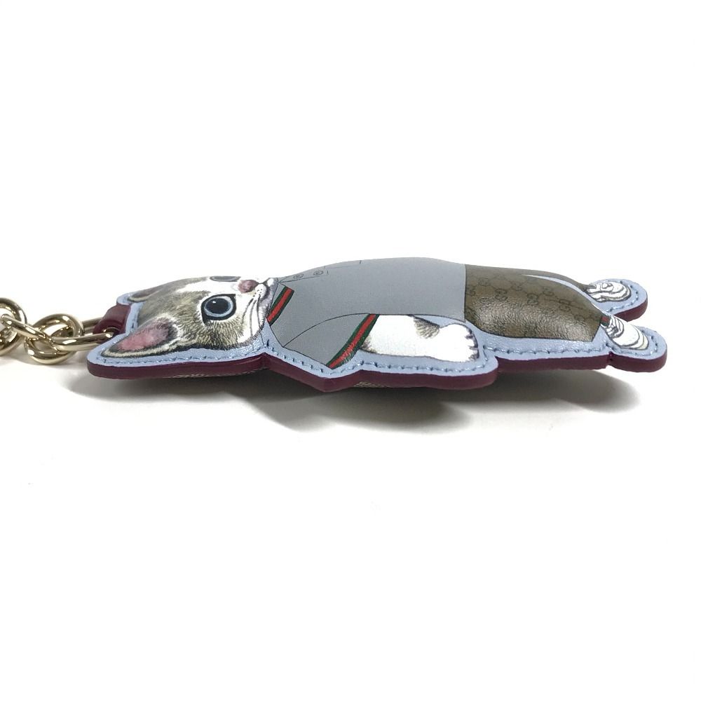 Gucci Key Holder Boris Cat Key Charm Cat Yuko Higuchi Collaboration GG Supreme — view 4