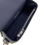 Louis Vuitton Wallet LV Aerogram Fast Line Wearable Blue Marine on Chain — view 4