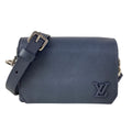 Louis Vuitton Wallet LV Aerogram Fast Line Wearable Blue Marine on Chain