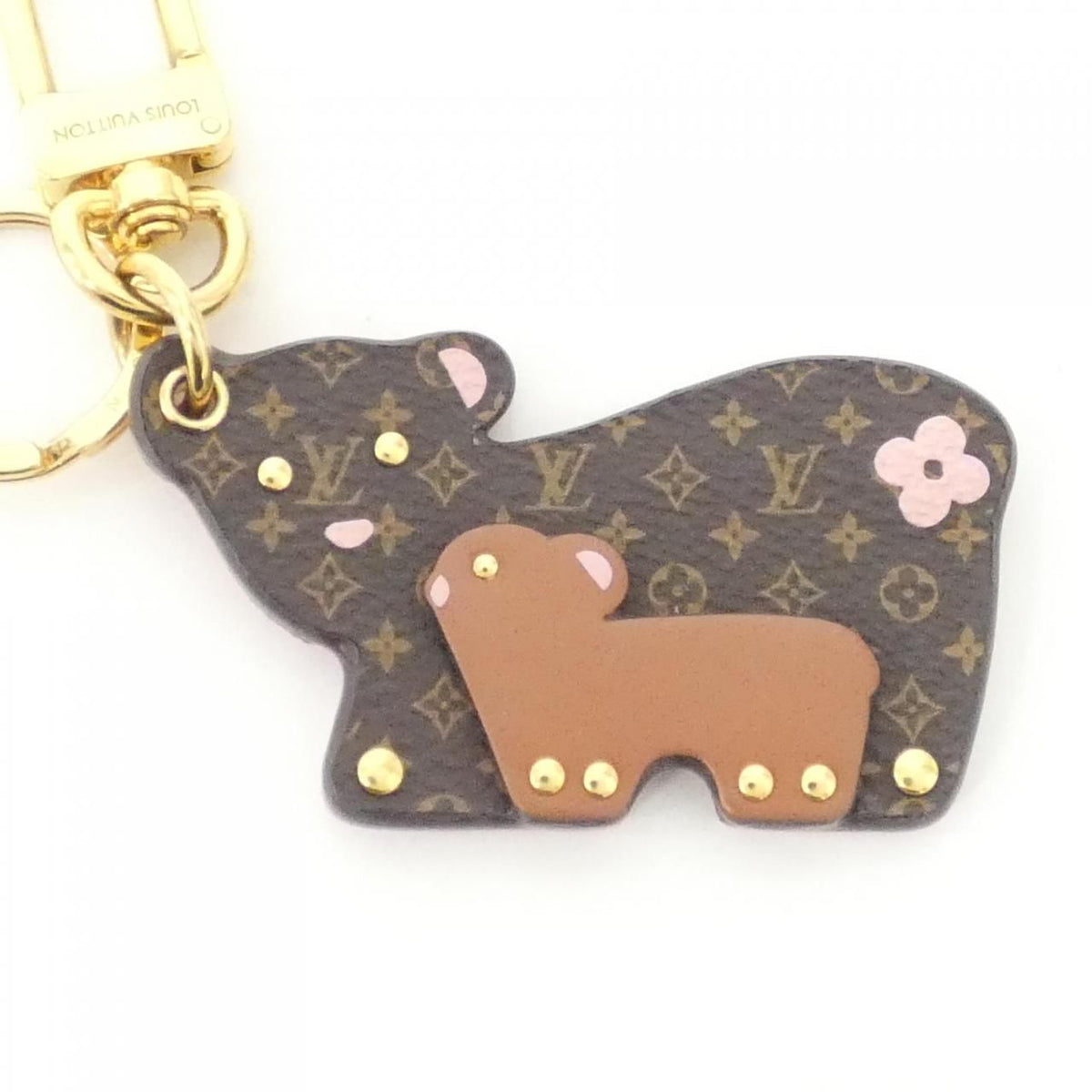 Louis Vuitton Porte Cles Mum&baby Bear Key Ring Key Holder — view 2