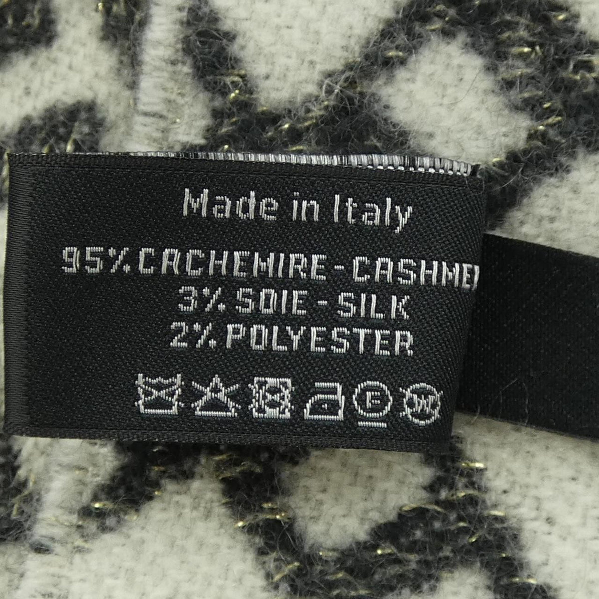 Chanel Stole Scarf Black — view 3